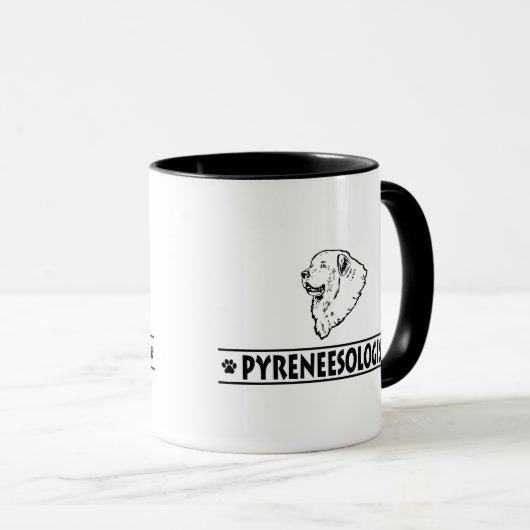 Humorale Pyrenäen Tasse (VorderseiteRechts)