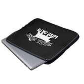 Humorale Real Men Liebe Cats Laptopschutzhülle (Vorne Knopf)