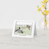 Humorale Reitkarte Karte (Gelbe Blume)