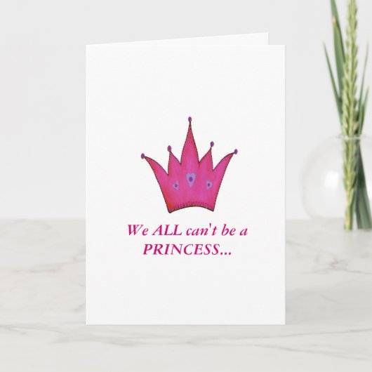 Humorale Rosa Crocess Birthday Card Karte (Vorderseite)