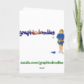 Humorale Schnecke "Speedy Erholung" Karte (Rückseite)