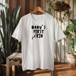 Humorale Schwangere Baby Fingerabdruck schwarz T-Shirt