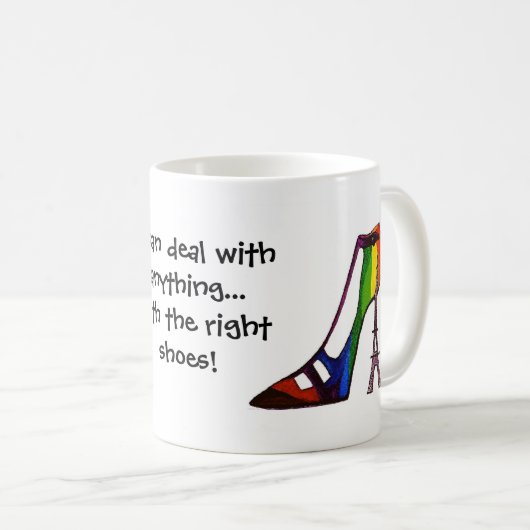 Humorale Shoe-Tasse Kaffeetasse (VorderseiteRechts)