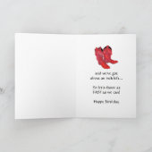 Humorale Tanzkarte Karte (Innenseite)