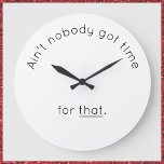 Humorale Uhr<br><div class="desc">Lass ihnen,  wie wertvoll deine Zeit mit dieser humorvollen Wanduhr ist. Lass allen,  dass du keine Zeit für Unsinn got hast! Niemand got dafür Zeit!</div>