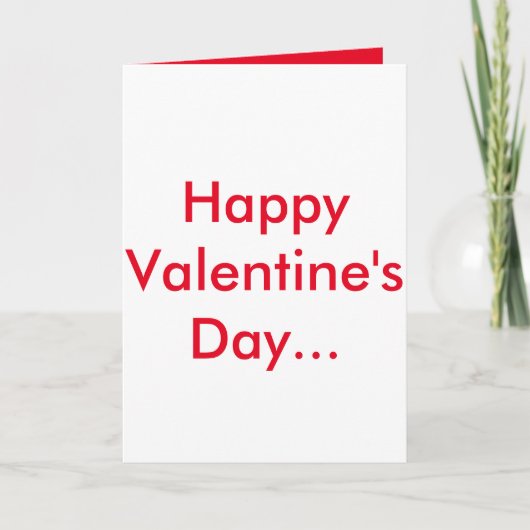 Humorale Valentinkarte Feiertagskarte (Vorderseite)