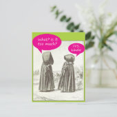 Humorale Vintage Frauen nach Karte (Stehend Vorderseite)