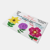 Humorale Waschküche Fußmatte (Schrägansicht)