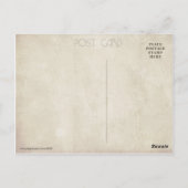 Humorale Weihnachtskatze Postkarte (Rückseite)