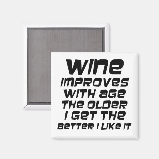 Humorale Weinziffern lustige Slogan-Geschenke Magnet (Vorderseite/Rückseite)