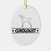 Humoraler Bergschuh Keramik Ornament (Rechts)