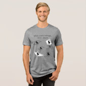Humoraler Bull-Dog-T - Shirt Unisex (Vorderseite voll)