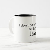 Humoraler Cup von Joe Zweifarbige Tasse (Vorderseite Links)