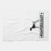 Humoraler deutscher Kurzhahn Geschirrtuch (Horizontal)