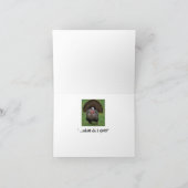 Humoraler Erntedank Bird Karte (Innenseite)