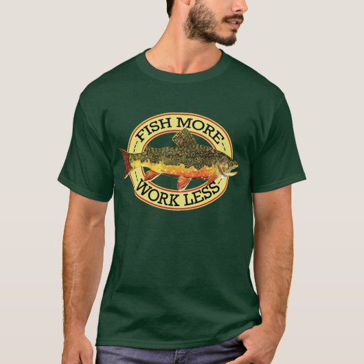 Humoraler Fischfang T-Shirt (Vorderseite)