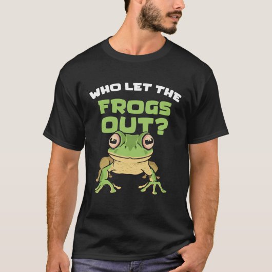 Humoraler Froschzettel Toad Tadpole T-Shirt (Vorderseite)