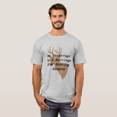 Humoraler Hirschjagd-T - Shirt (Vorne ganz)