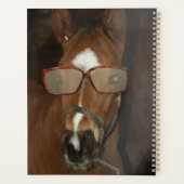 Humoraler Horse Foal Smoking Cigar Daily Planner Planer (Rückseite)