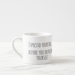 Humoraler Kaffeepull Espressotasse