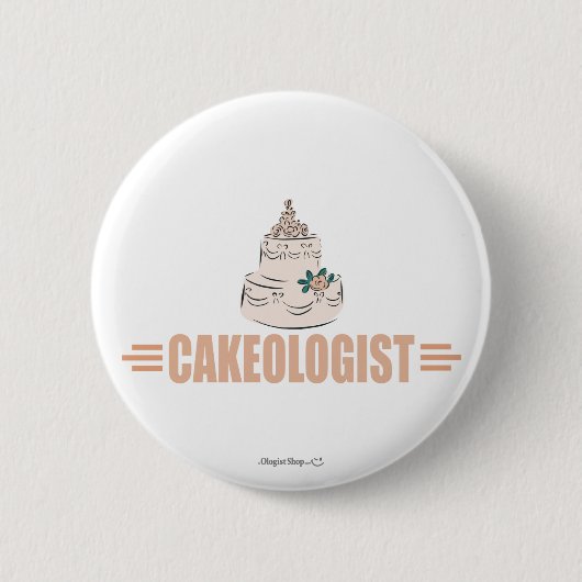 Humoraler Kuchendekor Button (Vorderseite)