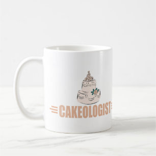 Humoraler Kuchendekor Kaffeetasse