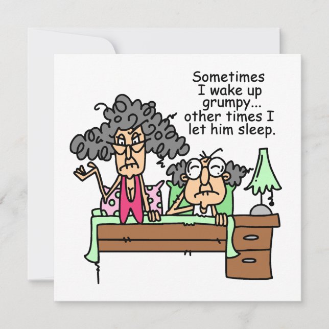 Humoraler Lass Grumpy Sleep (Vorderseite)