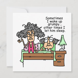 Humoraler Lass Grumpy Sleep