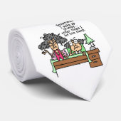 Humoraler Lass Grumpy Sleep Krawatte (Gerollt)