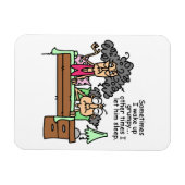 Humoraler Lass Grumpy Sleep Magnet (Horizontal)