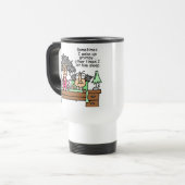 Humoraler Lass Grumpy Sleep Reisebecher (Vorderseite Links)