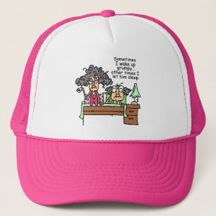 Humoraler Lass Grumpy Sleep Truckerkappe