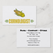 Humoraler Maisfisch Visitenkarte (Vorne/Hinten)