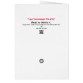 Humoraler Mops Valentine Card (Hinten)