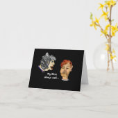 Humoraler mütterlicher Rat zur Geldkarte Karte (Gelbe Blume)