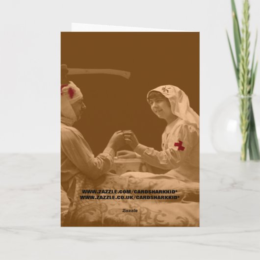 Humoraler Muttertag Karte (Rückseite)