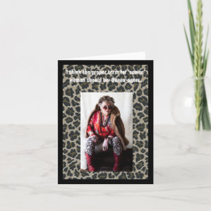 Humoraler Name für ältere Frauen Karte