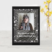 Humoraler persönlicher Stil Karte (Gelbe Blume)