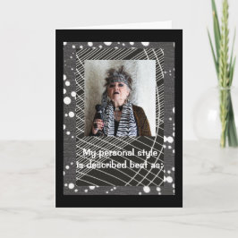 Humoraler persönlicher Stil Karte