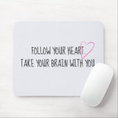 Humoraler Rat mit dem Herzen Mousepad (Mit Mouse)