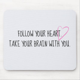 Humoraler Rat mit dem Herzen Mousepad