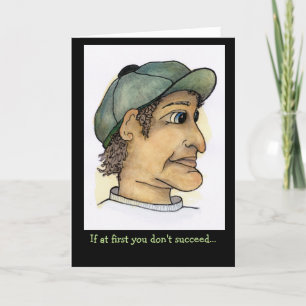 Humoraler Skydiving-Typ Karte