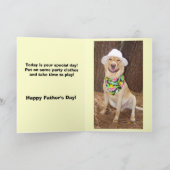 Humoraler Tag des Vaters Karte (Innenseite)