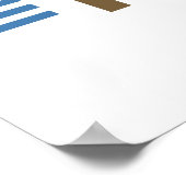 Humoraler Tee-Lover-Tee-Cup Poster (Ecke)