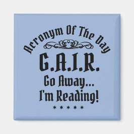 Humoraler Text mit Akronym Magnet