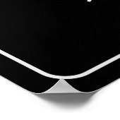 Humoraler Text mit Akronym Poster (Ecke)