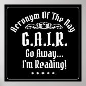 Humoraler Text mit Akronym Poster (Vorne)