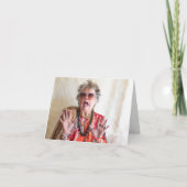 Humoraler Urlaubskandal für den Baum Karte (Vorderseite)