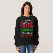 Humoraler Weihnachtsbummel mit einer frechen Botsc Sweatshirt (Vorne ganz)