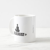 Humoraler Yoga Kaffeetasse (Vorderseite Links)